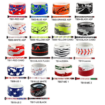 AMASPORT 5/10/20pcs Bat Grip Tapes Baseball Anti-slip Sweatband for Softball Baseball Sports Accessories