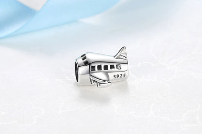 Original 925 Sterling Silver Charm Bead Travel London Bus Camera Suitcase Paris Charms Fit Pan Brand Bracelets Women Diy Jewelry