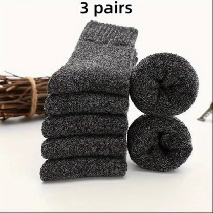 5 Pairs Of Men's Socks, Autumn And Winter Vintage Fun Fashion Athletic Socks, Sports Trend Socks