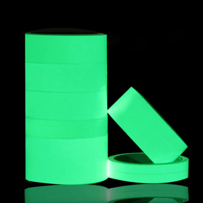 Luminous Tape 3m/5m Glow in The Dark Sticker Self-Adhesive Photoluminescent Tape Night Vision Safety Warning Security Stage Home