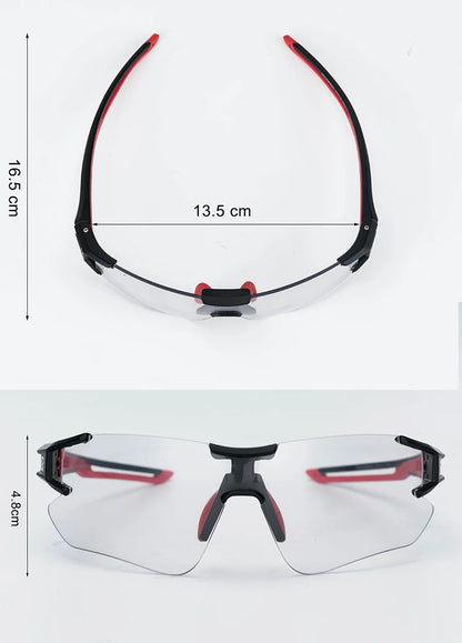 Gafas de ciclismo fotocromáticas ROCKBROS, gafas de sol para deportes al aire libre, gafas decolorantes, gafas para bicicleta de montaña y carretera, gafas para ciclismo