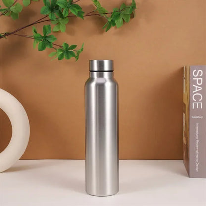 High Quality 1000ml Stainless Steel Sport Water Bottle Single-layer Rugged Water Cup Metal Flask Drinkware Camping Sports Gym