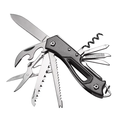 Outdoor Multitool Folding Swiss Knife Camp EDC Knife Portable Scissors Bottle Opener Military Fold Pocket Knife Protect Tool