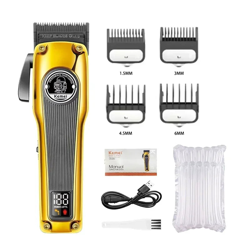 Kemei Hair Clipper or Blade KM-1825 KM-1855 KM-TX3 Professional Cordless Beard Trimmer Men Electric Shaver Hair Trimmer Set