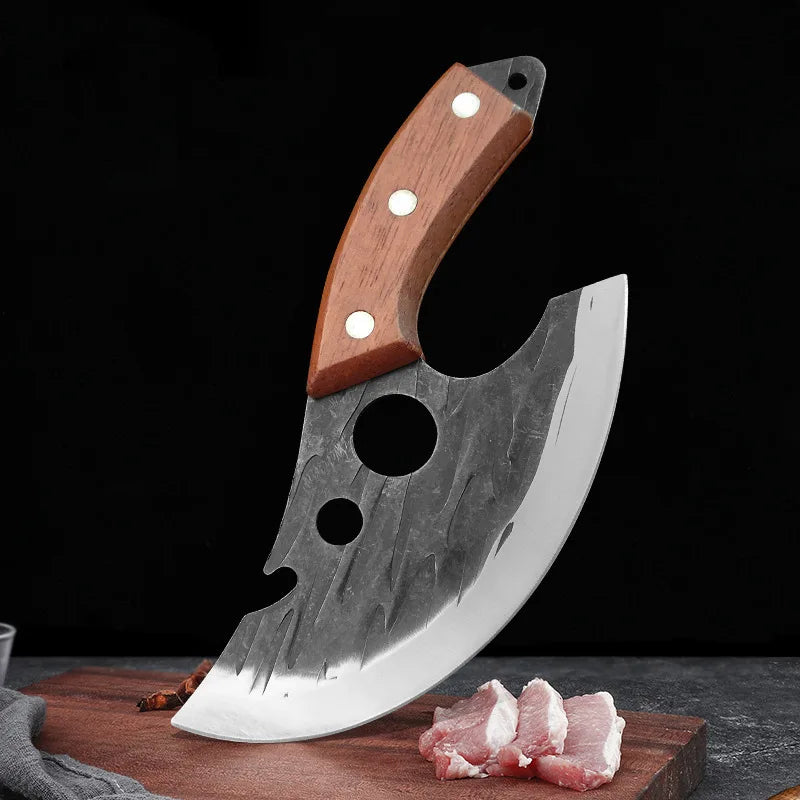 Forging Small Kitchen Knives Boning Knife Ring Knife Kitchen Cleaver Small Machete Knife for Killing Fish Slicing Knife