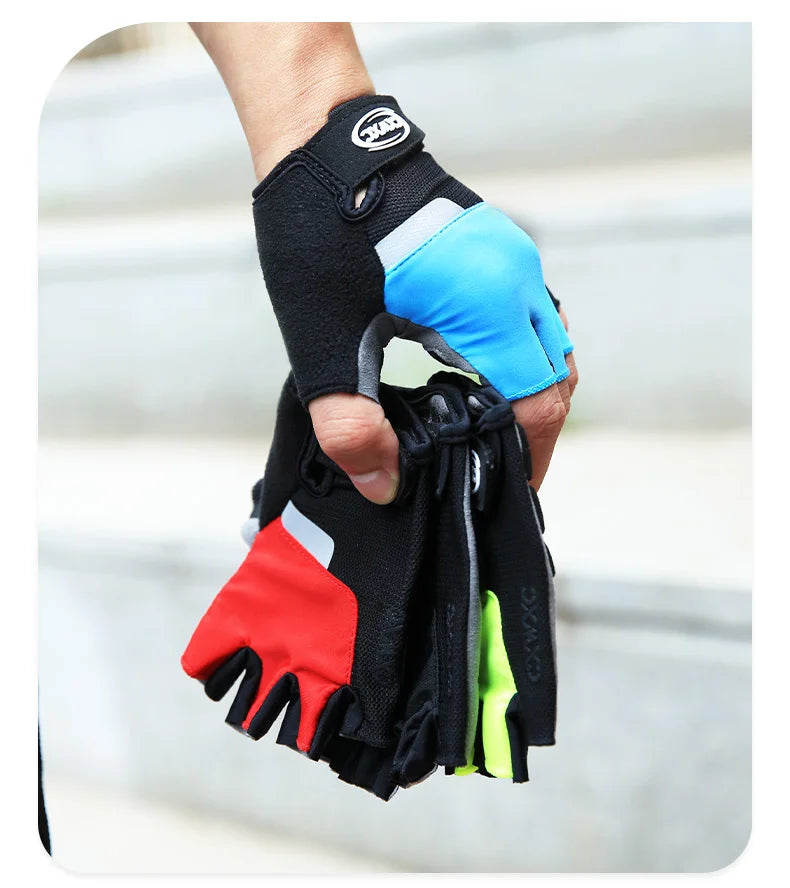 Giyo Breaking Wind Cycling Half Finger Gloves Anti-slip Bicycle Mittens Racing Road Bike Glove MTB Biciclet Guantes Ciclismo