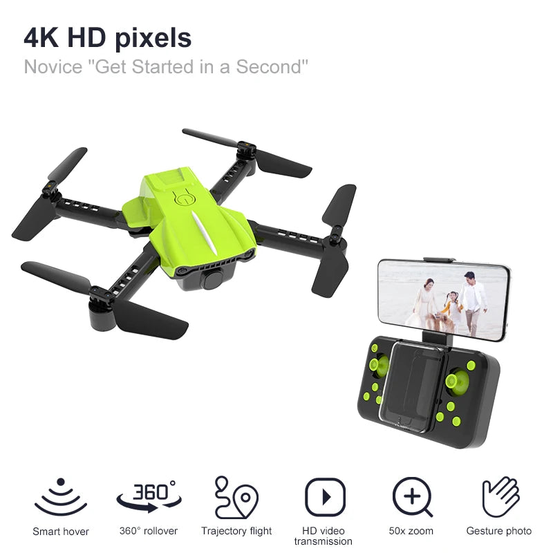 Xiaomi Mini K10 Drone 8K HD Camera FPV RC Drones Profesional RTF Quadopter Foldable Obstacle Avoidance Drone WiFi Toy Gift 9000M