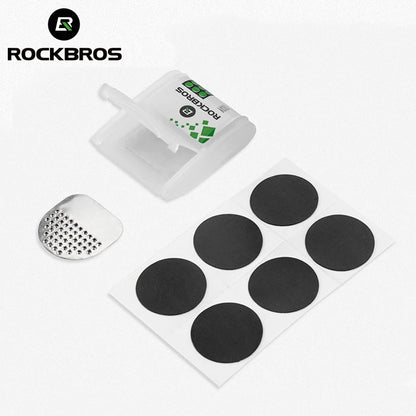 ROCKBROS No Glue Chip Bicycle Tire Repair Kit Mountain Bike Tire Repair Piece Thin Road Bike Available 1 piece Bike Accessories