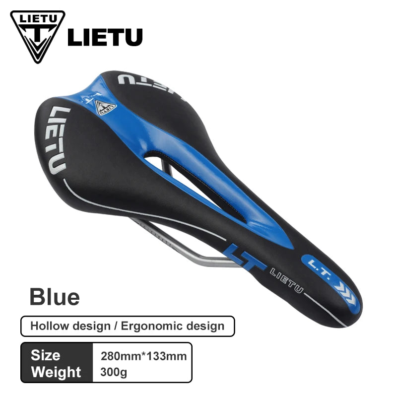 LIETU Bicycle Saddle MTB Road Bike Cycling Silicone Skid-proof Saddle Seat Silica Gel Cushion Seat Leather Front Seat Mat