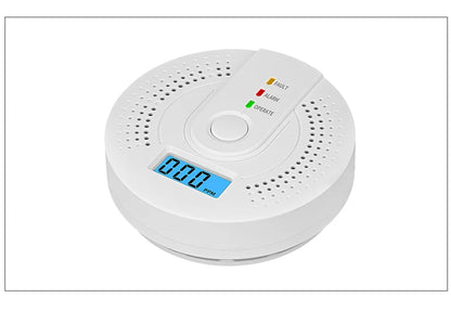 Independent CO Alarm Sensor Carbon Monoxide Alarm Detector High Sensitive Warning LCD Display CO Alarm With UL2034