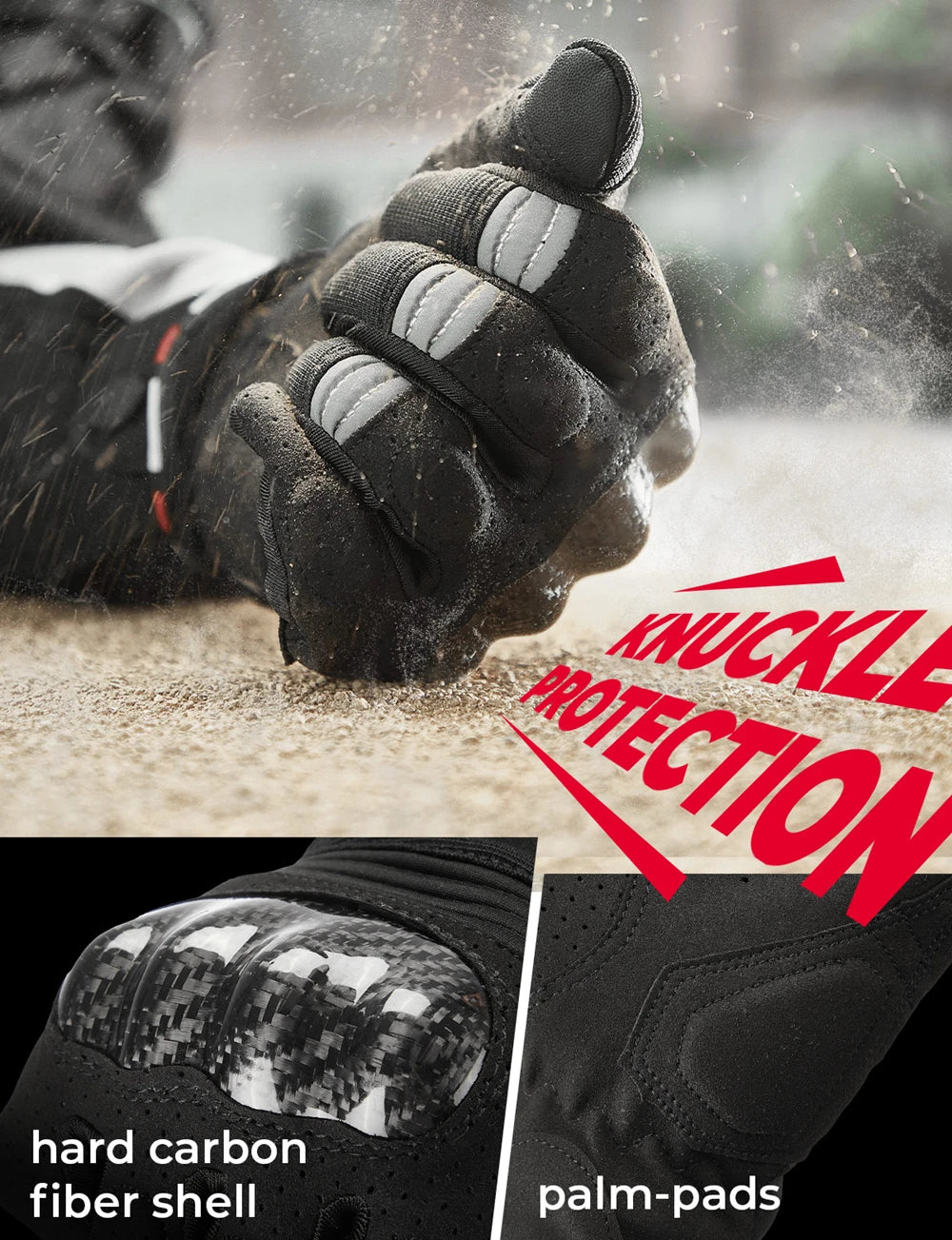 Guantes de motocicleta CE, guantes de verano para montar a caballo, guantes tácticos de pantalla táctil con nudillos duros para motocross, ATV, UTV