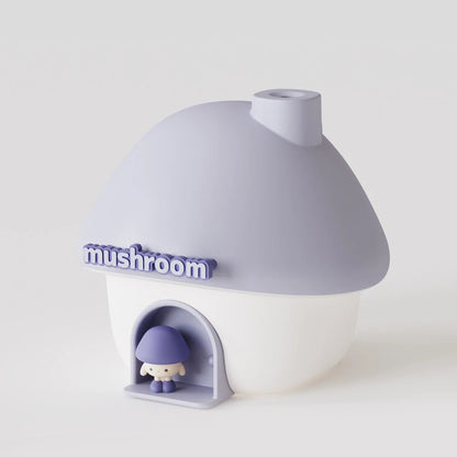 Mushroom House Humidifiers Home Mini Essential Oils Aromatherapy Diffuser Cute Mushroom Doll with Clourful Ambient Night Lights