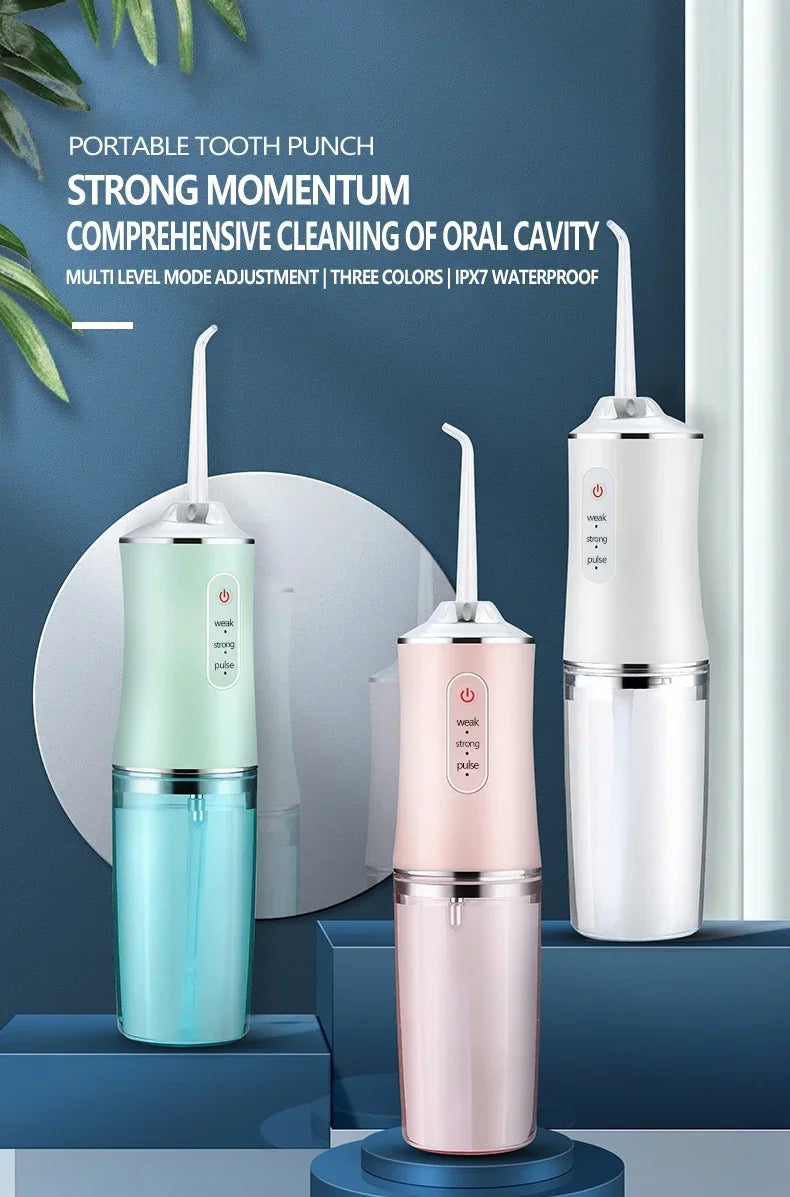 Xiaomi MIJIA Smart Electric Oral Irrigator Water Flosser USB Charging 4 Jets 3 Modes Water Jet Irrigator Dental Teeth Cleaner