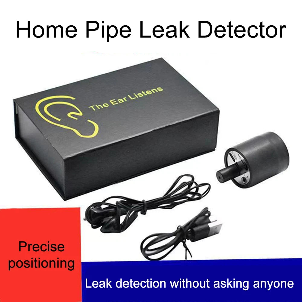 Water Mains Leak Detector Underground Mains Leak Monitor Water Mains Leak Detector Kit With Headphones For Indoor Outdoor