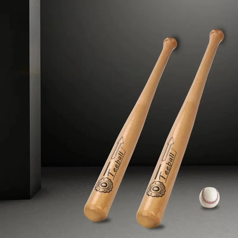 Bate de béisbol de madera maciza de 21 a 29 pulgadas, bate de béisbol profesional de madera dura para entrenamiento deportivo, defensa personal, defensa personal y del automóvil