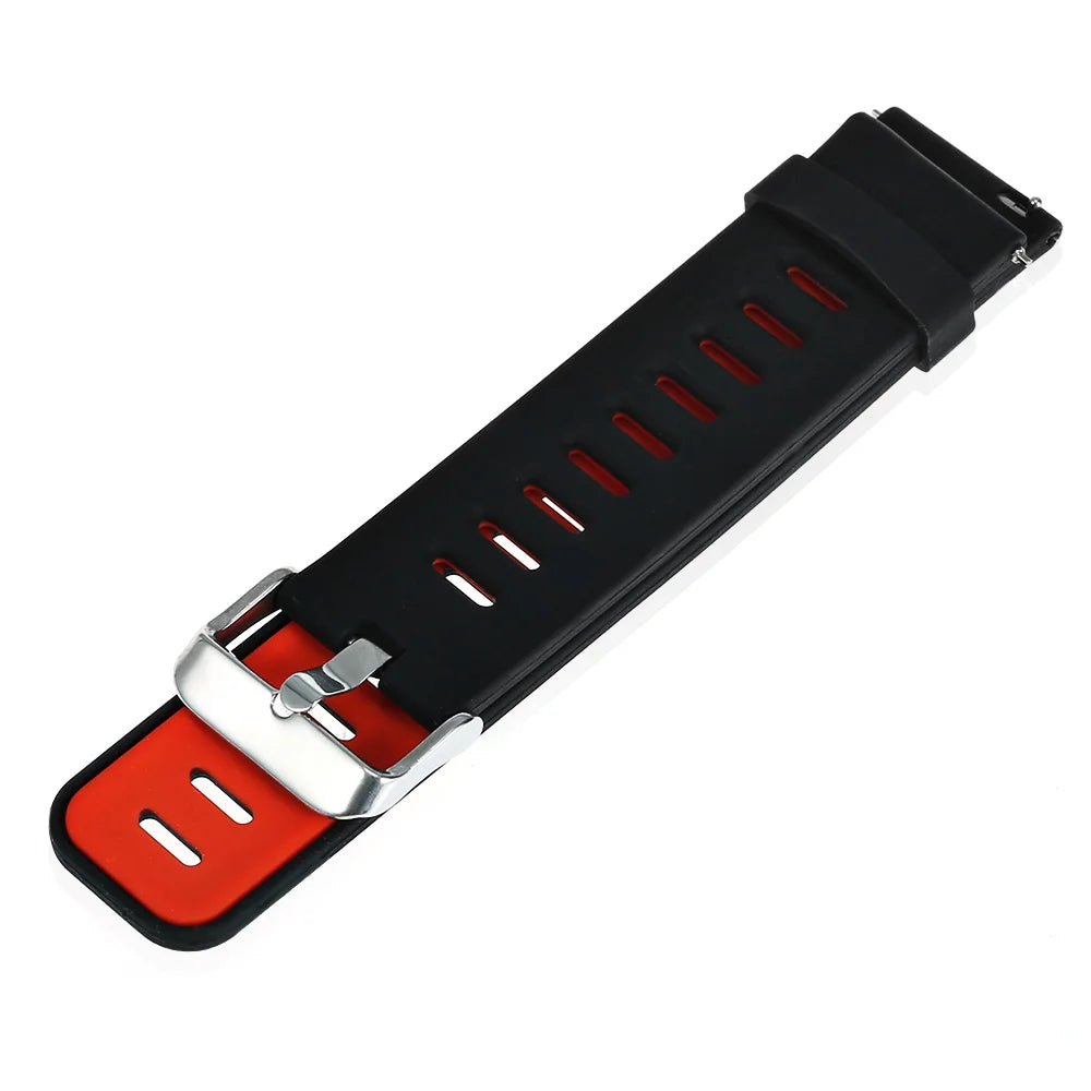 FIFATA - Correa de silicona para reloj Huami Stratos Band, repuesto para Xiaomi Amazfit Stratos 2, 2S, 3, Pace, GTR, 47 mm, GTR 3, 2