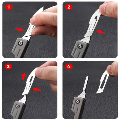 Mini Performance Folding Machinery Cost Scalpel Medical Folding Knife EDC Outdoor Unpacking Pocket Knife