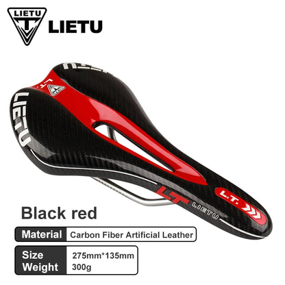 LIETU Bicycle Saddle MTB Road Bike Cycling Silicone Skid-proof Saddle Seat Silica Gel Cushion Seat Leather Front Seat Mat