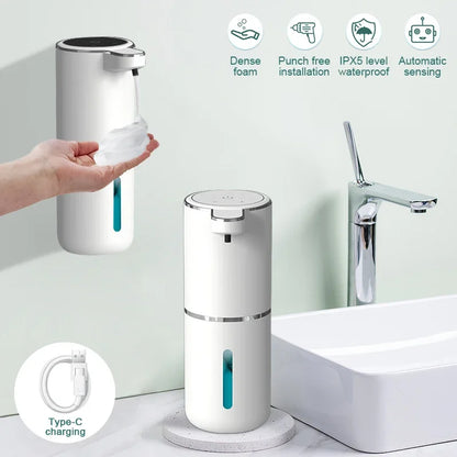 Xiaomi 380ml Automatic Soap Dispenser Foam USB Charging Touchless Smart Display Infrared Sensor Foam Soap Dispensers Hand Washer