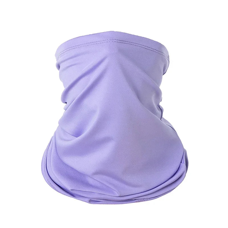 Turbante multiusos, bufanda para montar a caballo, bandana de ciclismo para hombres y mujeres, protector de cuello, protector solar, seda de hielo, para pesca al aire libre, senderismo, máscara para la cabeza