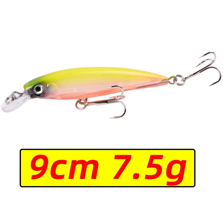 1PCS Laser Minnow Fishing Lure 11CM 13G pesca hooks fish wobbler tackle crankbait artificial japan hard bait swimbait