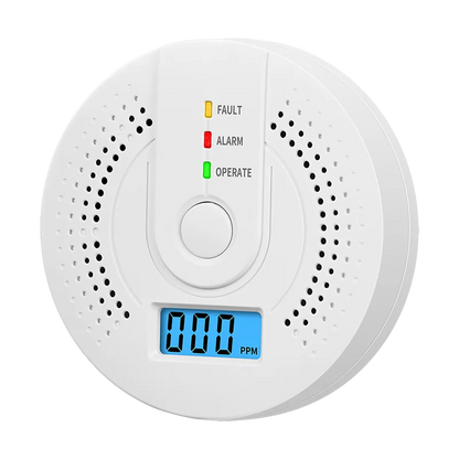 Independent CO Alarm Sensor Carbon Monoxide Alarm Detector High Sensitive Warning LCD Display CO Alarm With UL2034