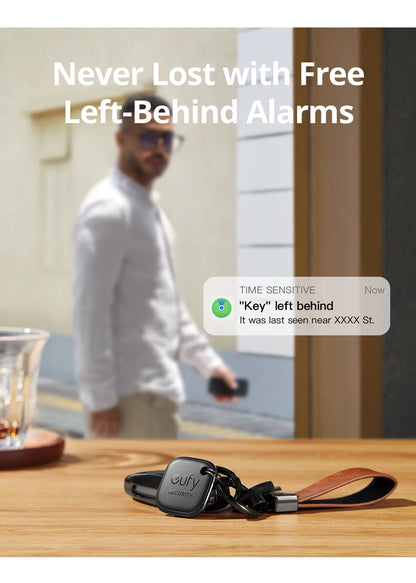 eufy Security SmartTrack Link Works With Apple Find My Key Finder Bluetooth Tracker Tag For Earbuds & Luggage Phone Finder IOS