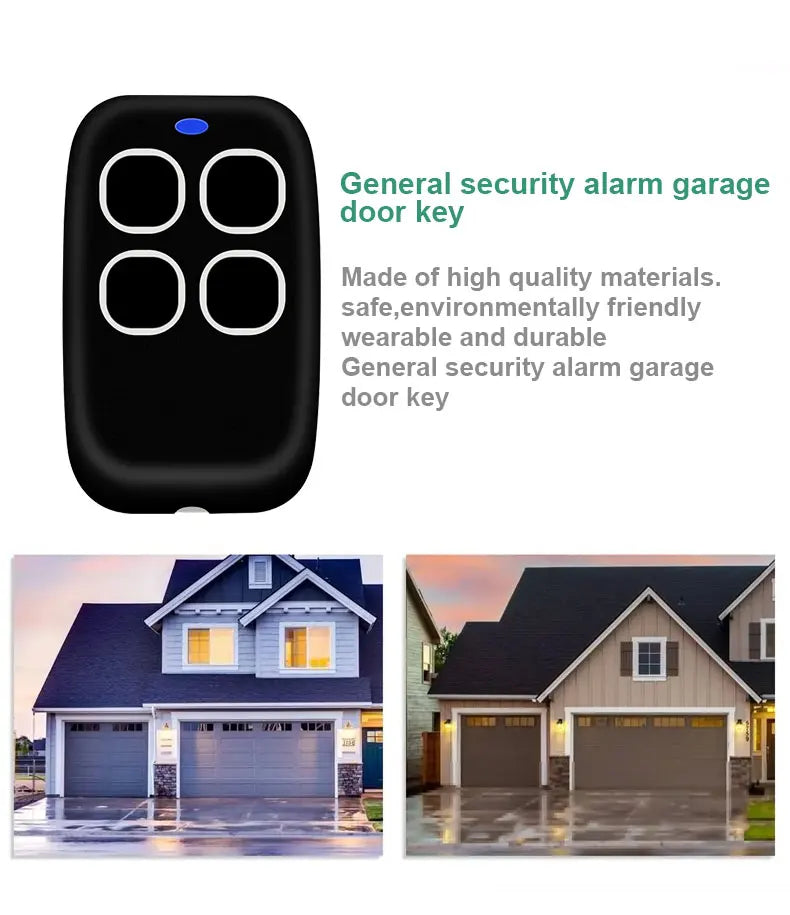 Garage Door Remote Control Duplicator 286MHz-868MHz Multi-Frequency Code Grabber Clone Gate Key Fob Command Hand Transmitter