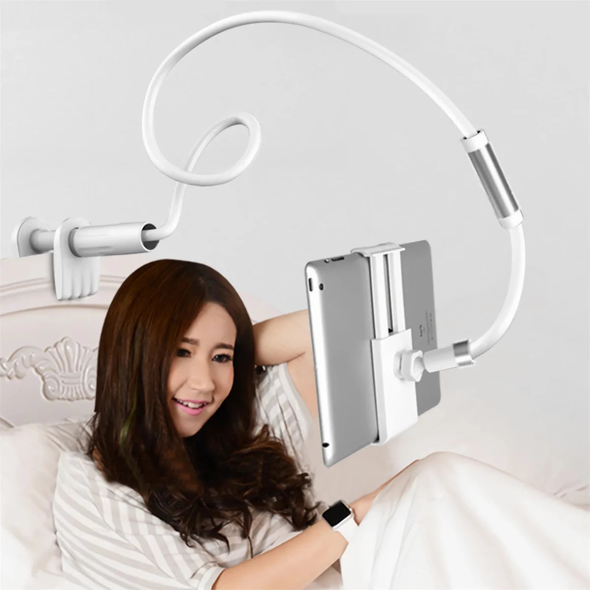 Flexible Long Arm Tablet Stand Holder for Bed Desk 5-11’’ Phone Tablet Support for Xiaomi Huawei Samsung Teclast IPad Tab Stand