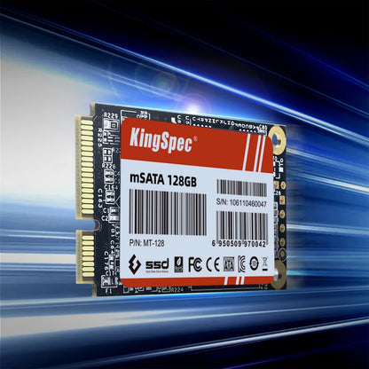 KingSpec mSATA SSD 128 GB 256 GB 512 GB mSATA SSD 1 TB 2 TB HDD para computadora de escritorio Disco duro interno de estado sólido de 3 x 5 cm para computadora portátil HP