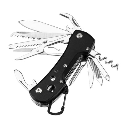 Outdoor Multitool Folding Swiss Knife Camp EDC Knife Portable Scissors Bottle Opener Military Fold Pocket Knife Protect Tool