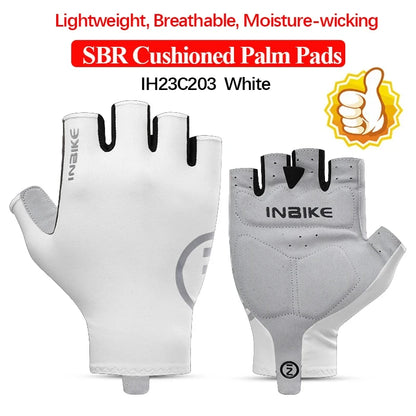 INBIKE Shockproof GEL Pad Cycling Gloves Half Finger Sport Gloves Men Women Summer Bicycle Gym Fitness Gloves MTB Gloves IF239