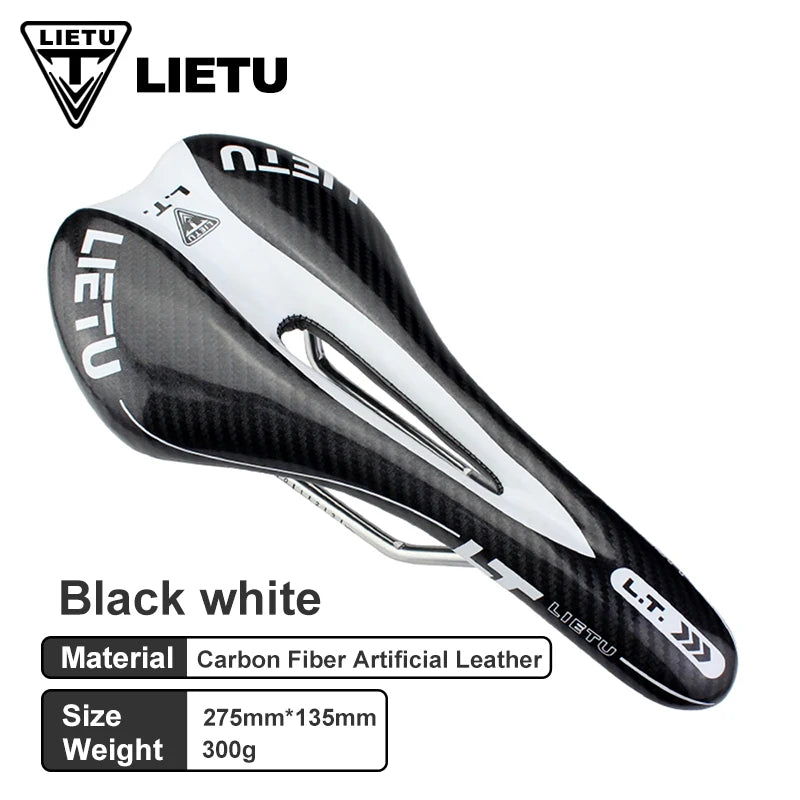 LIETU Bicycle Saddle MTB Road Bike Cycling Silicone Skid-proof Saddle Seat Silica Gel Cushion Seat Leather Front Seat Mat