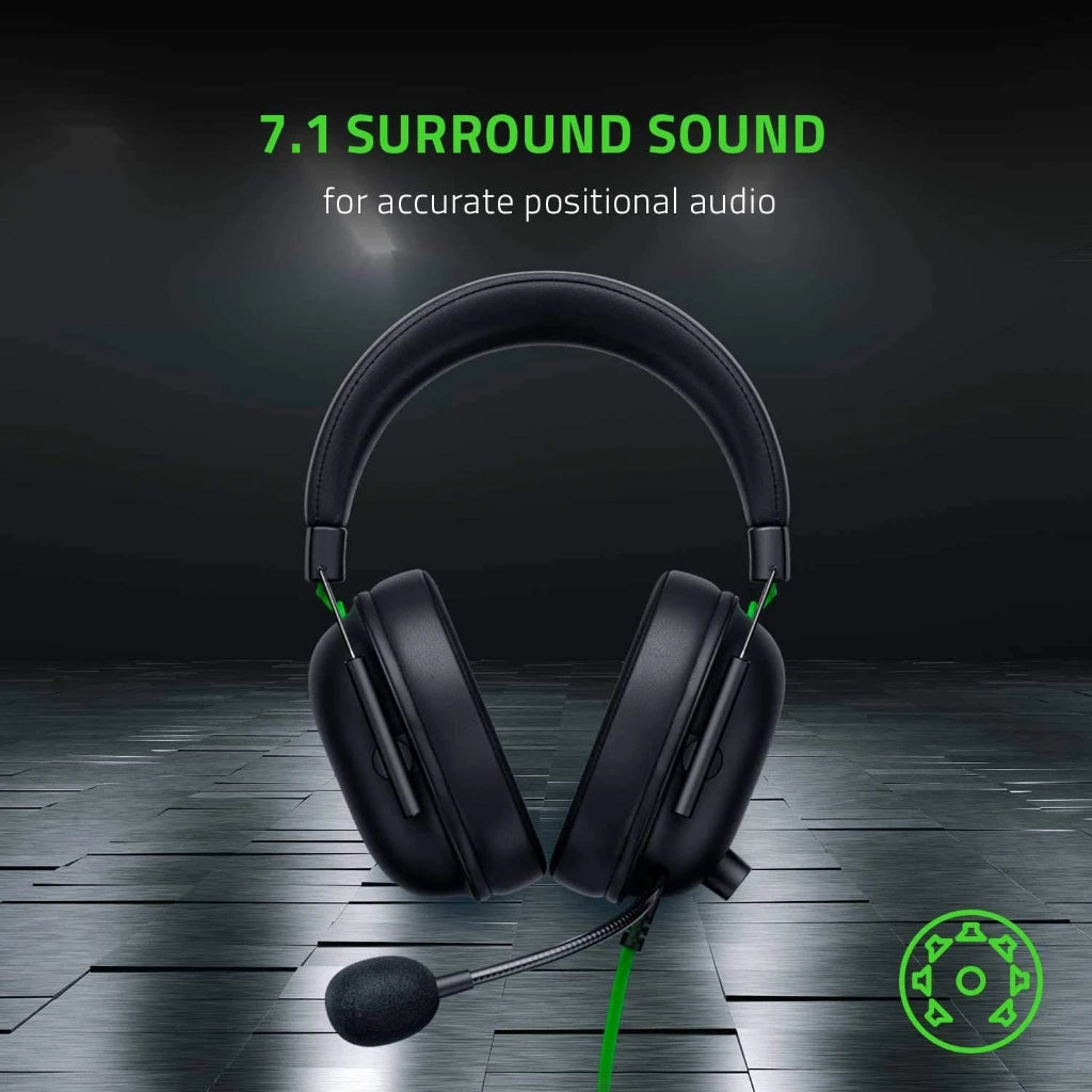 2023 Razer BlackShark V2 X Headphone Wired Gaming Headset: 7.1 Surround Sound- Game For PS4,PS5, Nintendo Switch, Xbox