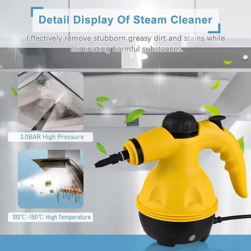 2025 Commercial Household Cleaning Machine Handheld High Temperature Steam Cleaning Machine Multifunctional Cleaner Oil Cleaning