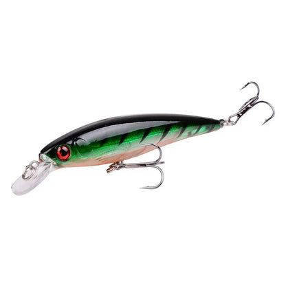 1PCS Laser Minnow Fishing Lure 11CM 13G pesca hooks fish wobbler tackle crankbait artificial japan hard bait swimbait