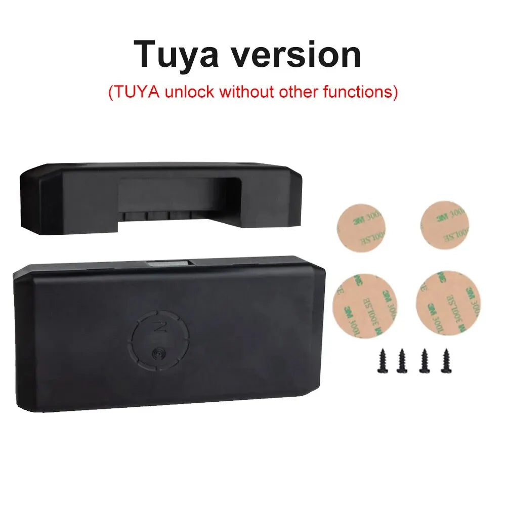 Smart Drawer Lock Tuya APP/EM Card Unlock No Hole File Cabinet Furniture Electronic Keyless Invisible NFC Sensor Locks Switch