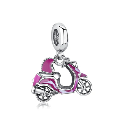 Original 925 Sterling Silver Charm Bead Travel London Bus Camera Suitcase Paris Charms Fit Pan Brand Bracelets Women Diy Jewelry