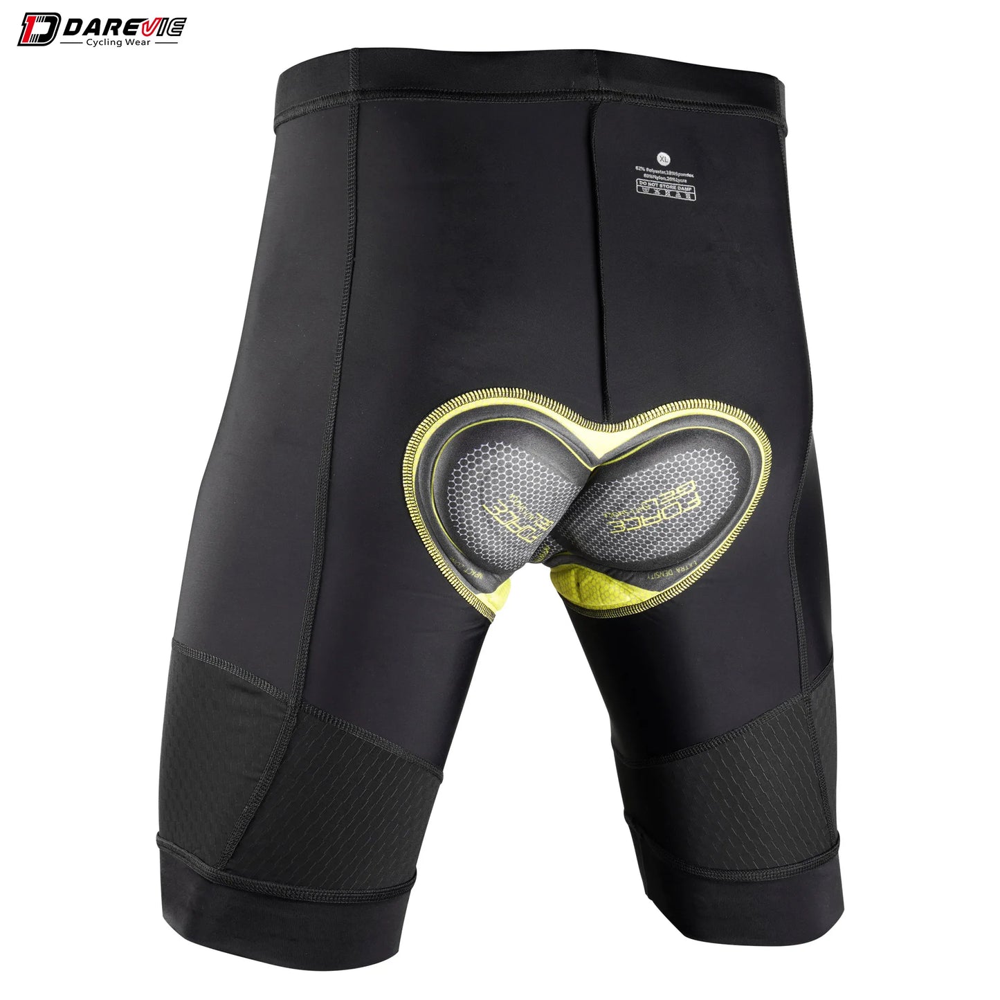 Pantalones cortos de ciclismo DAREVIE para hombre Pantalones cortos de ciclismo con almohadilla de gel 3D para 6 horas de ciclismo para hombre Pantalones cortos Bretelle Pro Ciclismo Ciclismo de montaña en carretera