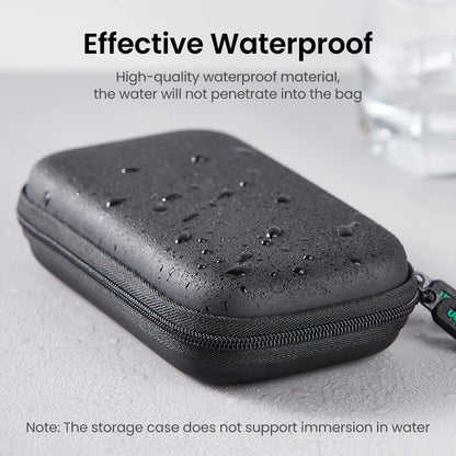 UGREEN Hard Disk Drive Case for 2.5 inch External Hard Drive Portable HDD SSD Box for Power Bank Storage Case Travel Bag