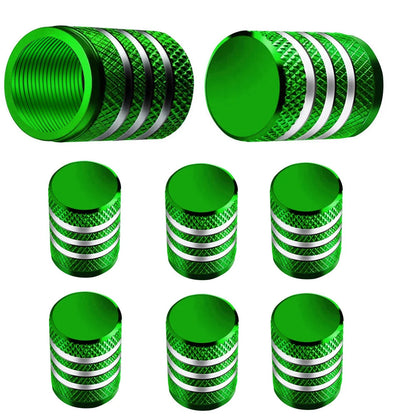 8Pc Tire Valve Caps Tyre Rim Stem Cover Dust Proof Auto Wheel Cap Aluminum Alloy Nipple Caps for Cars and Motorcycles Bikes