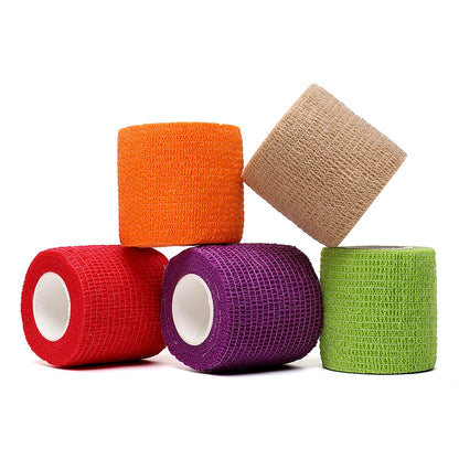 18 Colors Colorful Athletic Wrap Tape Self Adhesive Elastic Bandage Elastoplast Sports Protector Knee Finger Ankle Palm Shoulder