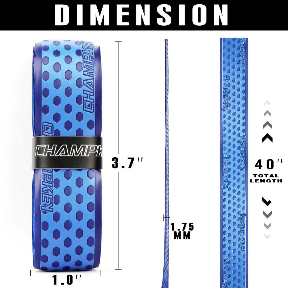 Dry Feel Bat Grip Tape PU Stripes Wear Resistant Tennis Racket Handle Grip Raquete Anti-slip Baseball Sweatband Tape Sport