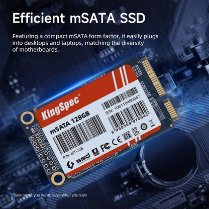 KingSpec mSATA SSD 128 GB 256 GB 512 GB mSATA SSD 1 TB 2 TB HDD para computadora de escritorio Disco duro interno de estado sólido de 3 x 5 cm para computadora portátil HP