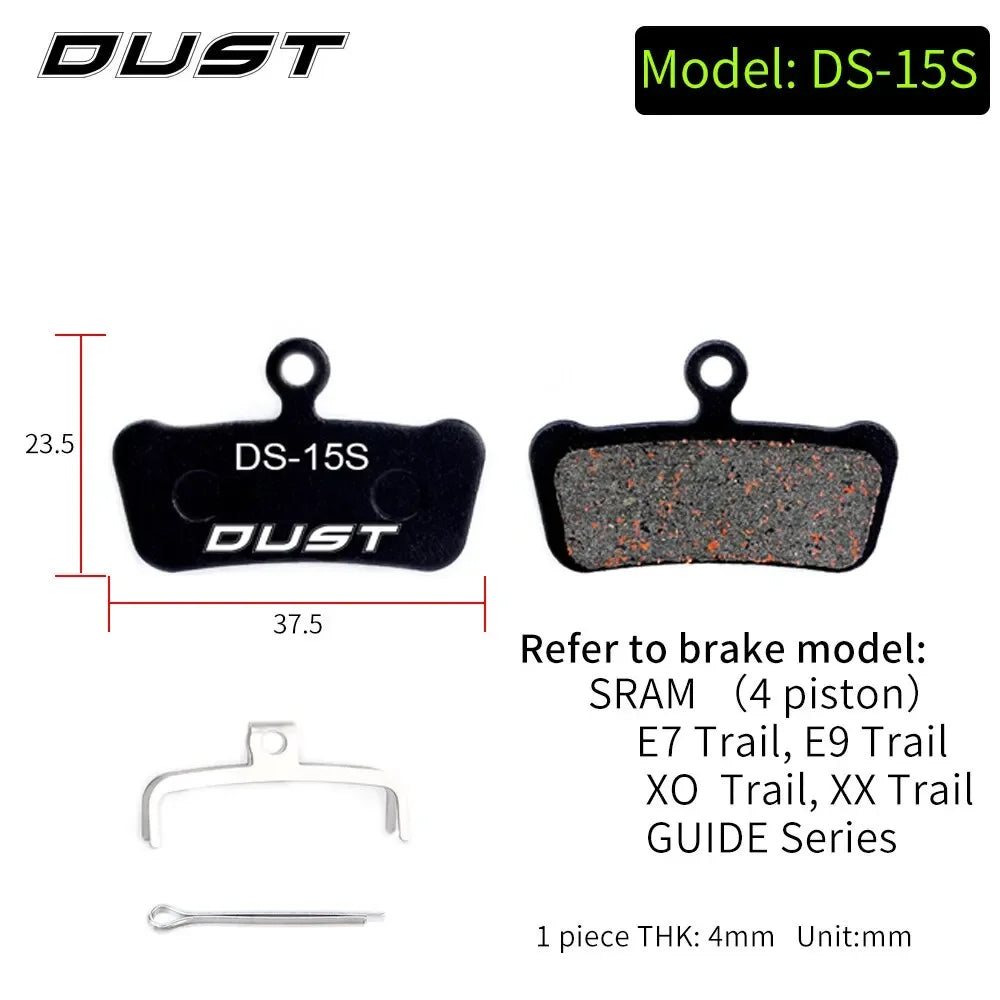 Bicycle Disc Brake Pad Bike Hydraulic Disc Brake Pads Semi-Metallic Cycling Brake Pads for BB5 BB7