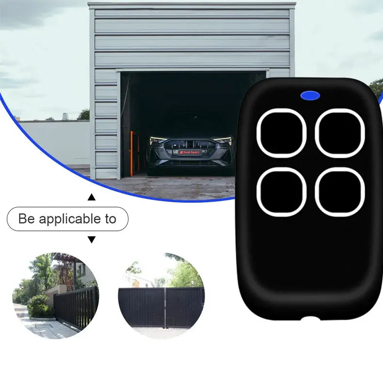 Garage Door Remote Control Duplicator 286MHz-868MHz Multi-Frequency Code Grabber Clone Gate Key Fob Command Hand Transmitter