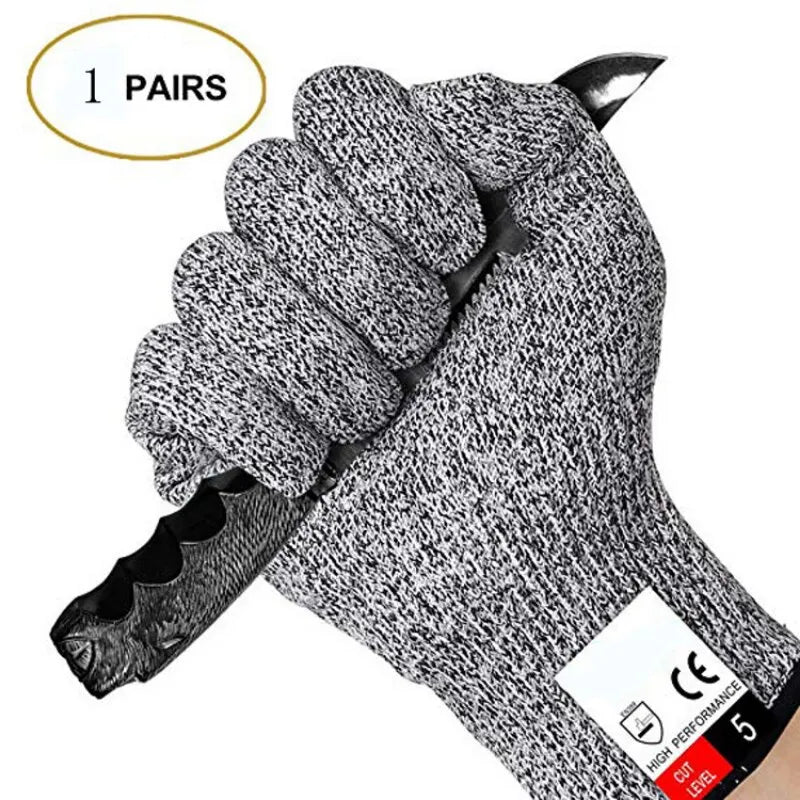 HPPE Level 5 Safety Anti Cut Gloves High-strength Industry Kitchen Gardening Anti-Scratch Anti-cut Glass Cutting Multi-Purpose