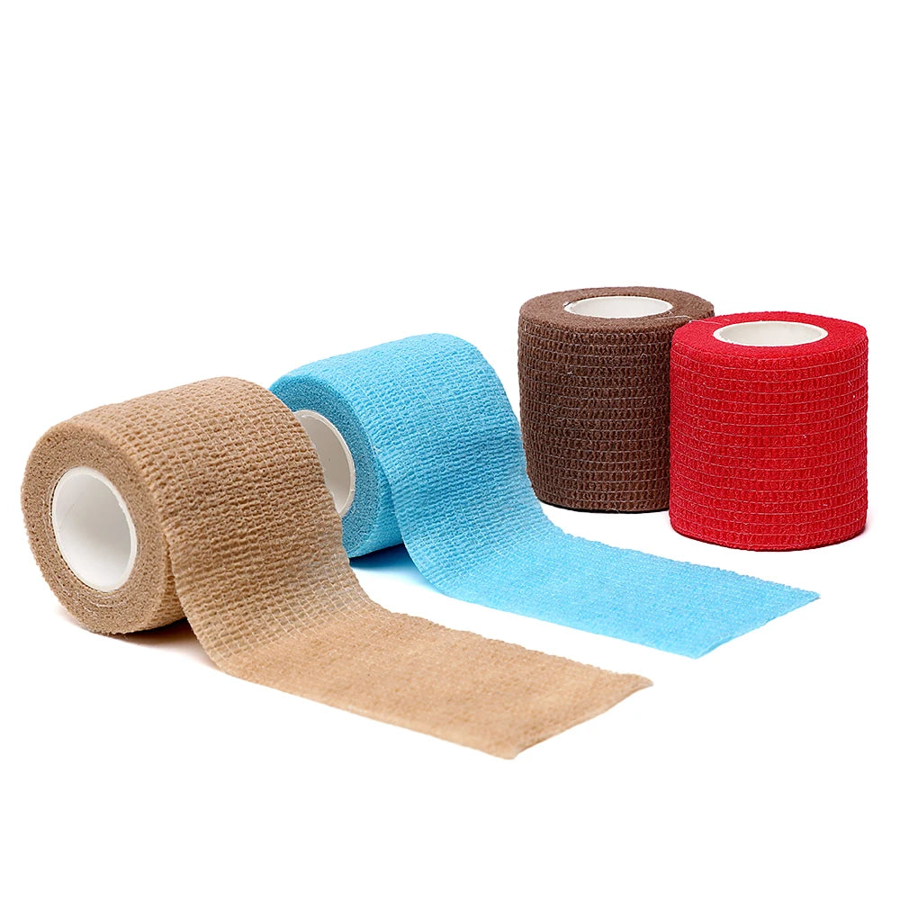 18 Colors Colorful Athletic Wrap Tape Self Adhesive Elastic Bandage Elastoplast Sports Protector Knee Finger Ankle Palm Shoulder