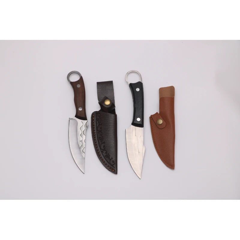 Afilador de huesos forjado a mano, mango de cuchillo para deshuesar, cuchillo pequeño para carne, afilado, duradero, práctico, cuchillo pequeño para cortar carne y fruta