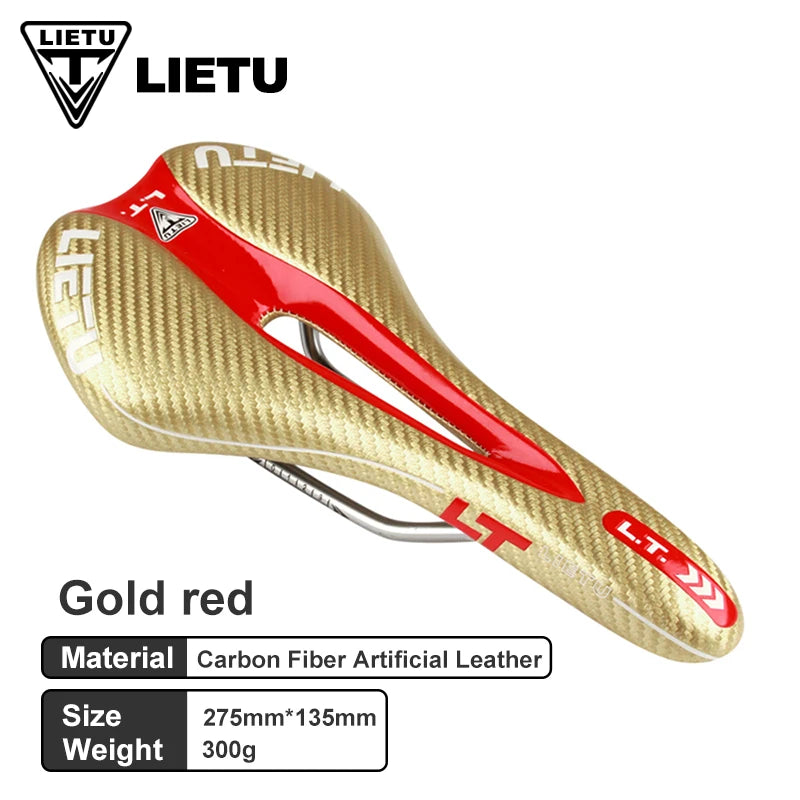 LIETU Bicycle Saddle MTB Road Bike Cycling Silicone Skid-proof Saddle Seat Silica Gel Cushion Seat Leather Front Seat Mat